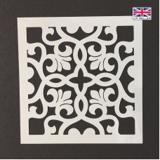 Turkish Tile Pattern Furniture Stencil |  Craft, Moroccan, Indian, French, Greek   152643446063